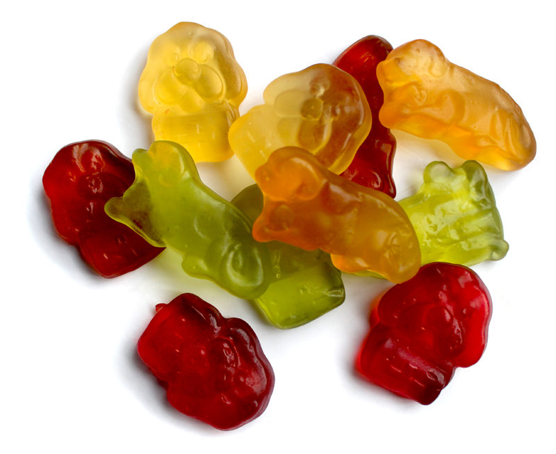 Bernhardiner Fruchtgummis Hundemotive